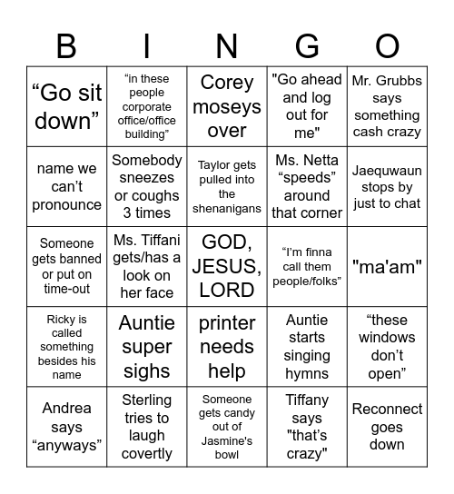 you can get one but you can't keep one Bingo Card