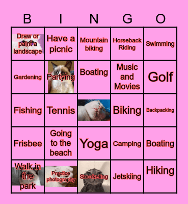 Rhiel Guillermo Bingo Card