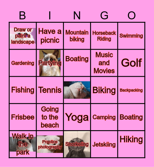 Rhiel Guillermo Bingo Card