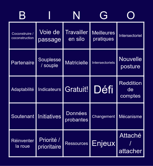 Bingo Bureau! Bingo Card