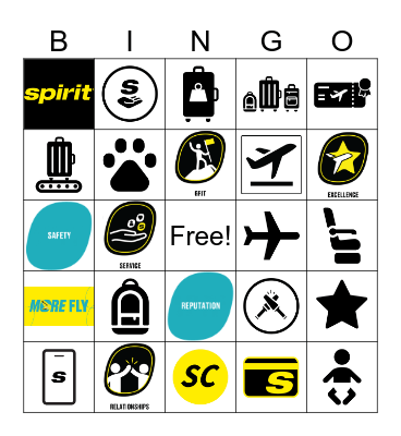 Spirit WOW Factors Bingo Card