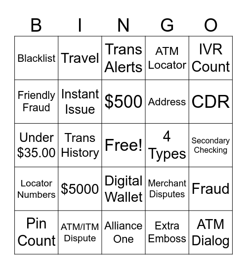 Frontline Frenzy Cards Addition Bingo Card