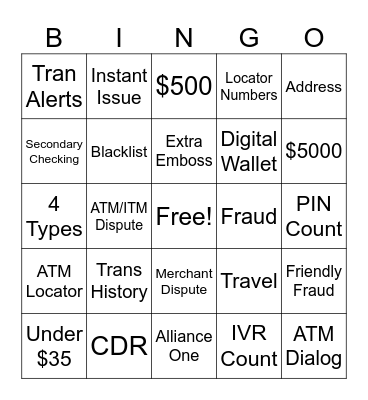 Frontline Frenzy Cards Addition Bingo Card