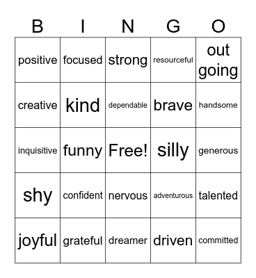 WHO WE ARE! Bingo Card