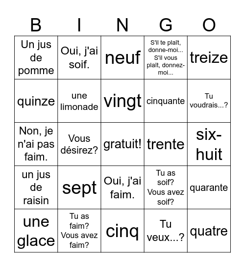 Evy Cappa Bingo Card