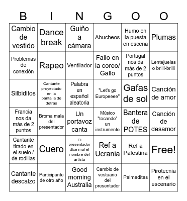 EuroBingo Card