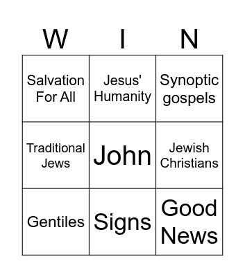 Ice Breaker- Jenna's Presentation Bingo Card