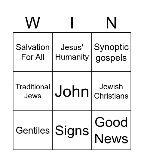 Ice Breaker- Jenna's Presentation Bingo Card
