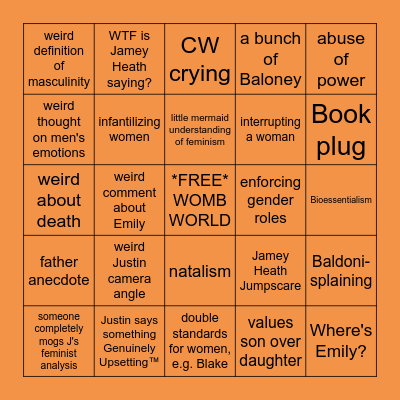 meow meow Baldingo Bingo Card