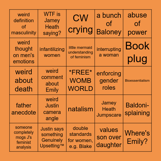 meow meow Baldingo Bingo Card
