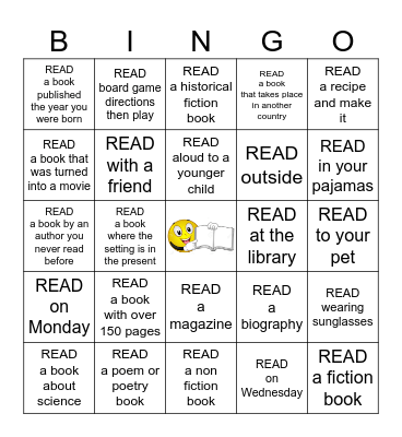 Athlos Leadership Academy Summer Reading Bingo Card