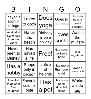 MAC is outta sight, dynomite! Bingo Card