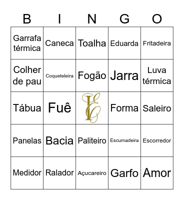 ______CHÁ DOS NOIVOS______     Eduarda & Ícaro Bingo Card