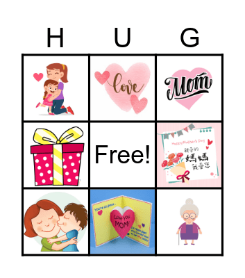 Mother's Day Bingo Card