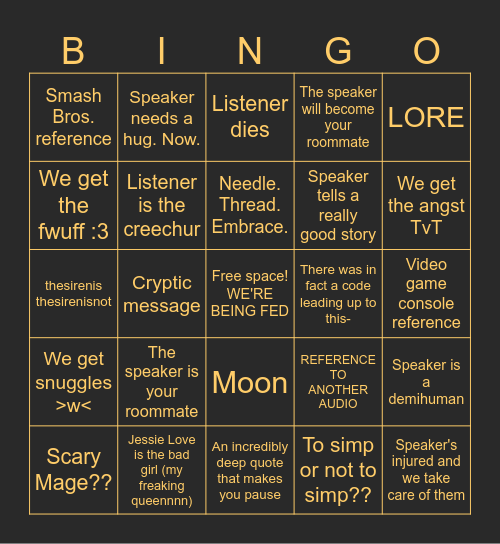 🦝✨Mage Bunkshelf Bingo✨🦝 Bingo Card