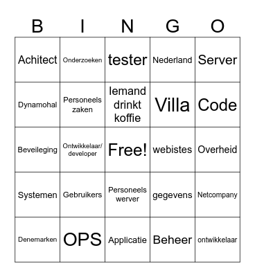 Netcompany Bingo Card