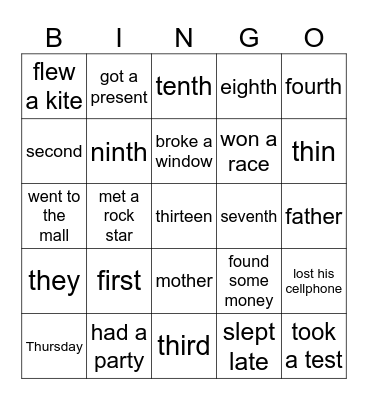 Unit 3 review Bingo Card