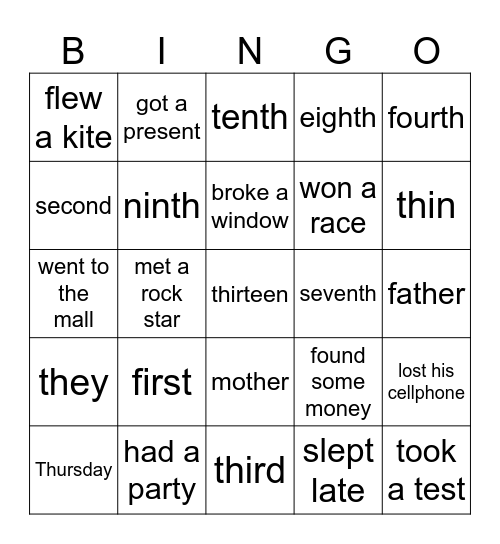 Unit 3 review Bingo Card
