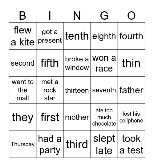 Unit 3 review Bingo Card
