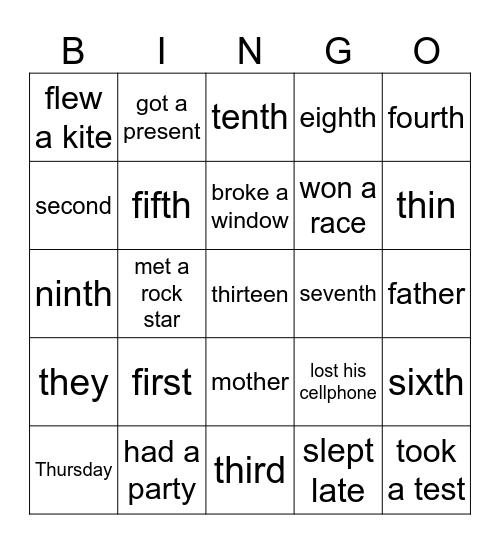 Unit 3 review Bingo Card
