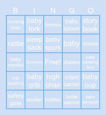 Gaby is going to be a momma! Bingo Card
