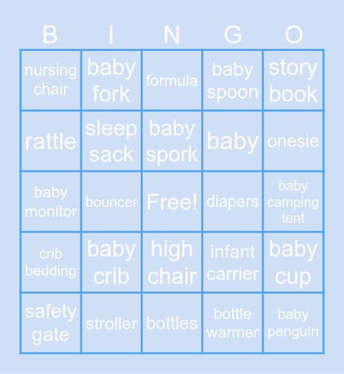 Gaby is going to be a momma! Bingo Card