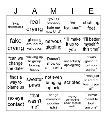 hmmmmmmm…. Bingo Card
