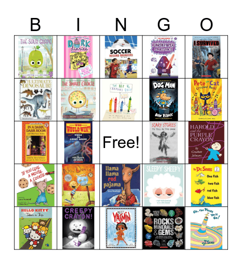 LIBRARY Bingo Card