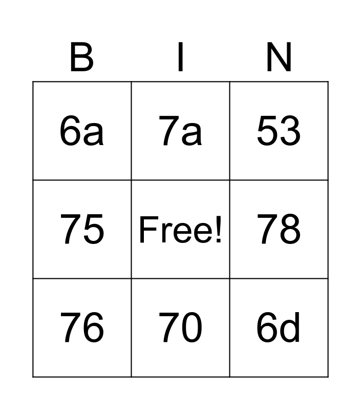 hexadecimal-bingo-card