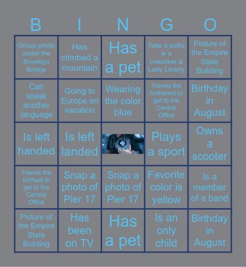 Build Your Coworker Knowledge Bingo Card