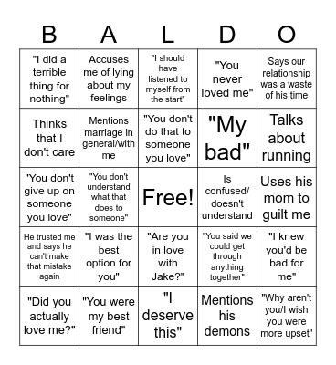 Jackson Phone Call Bingo! Bingo Card