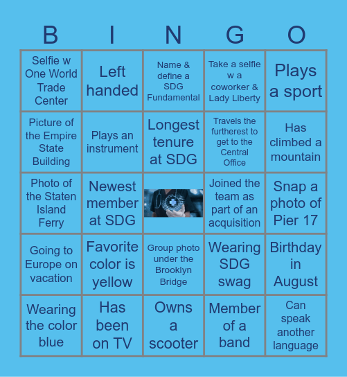 Build Your Coworker Knowledge Bingo Card