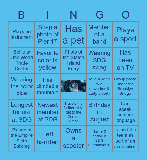 Build Your Coworker Knowledge Bingo Card