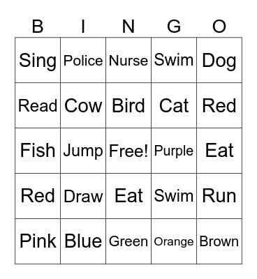 The Mix Bingo Card