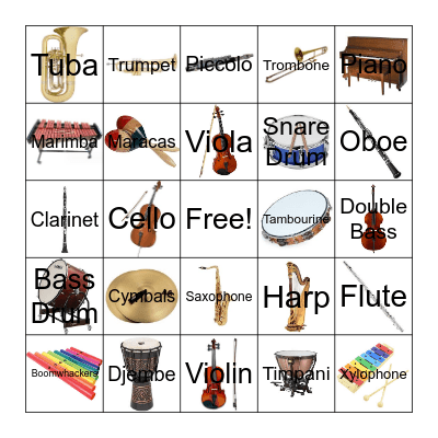 End of the Year Bingo Card