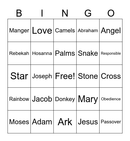 LifeWise Review - Year 1 Bingo Card