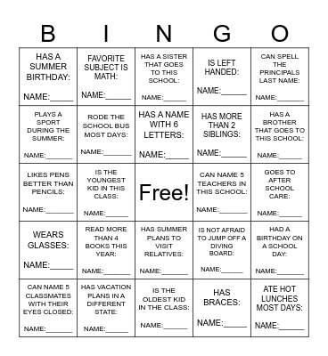 GOLDEN'S END OF YEAR BINGO Card