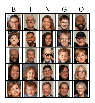 Bingo à Bertrand Bingo Card