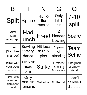 Turn this in to be entered into an additional prize drawing! Bingo Card