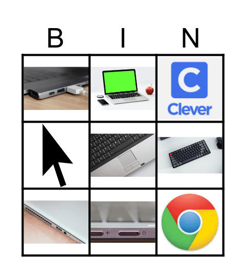 Hardware & Software Bingo Card