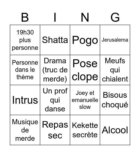 Bingo bal terminal Bingo Card