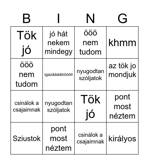 2025bestof Bingo Card