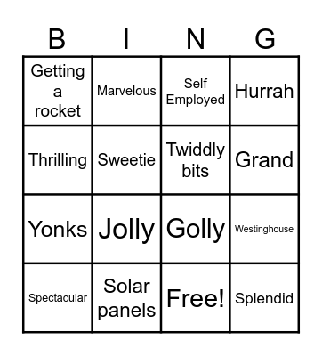 Ding - Dong Bingo Card