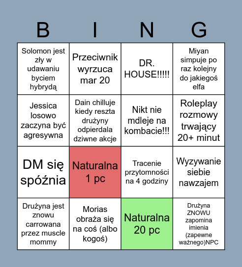 Stormwreck bingo!!! Bingo Card