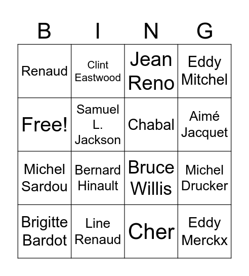 Bingo de la Mort 💀 Bingo Card
