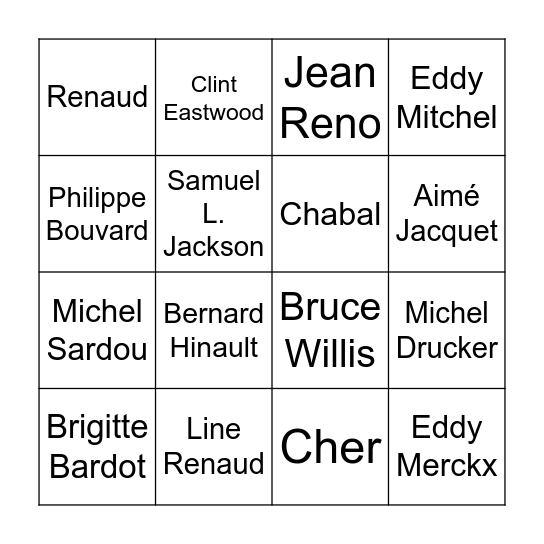 Bingo de la Mort 💀 Bingo Card