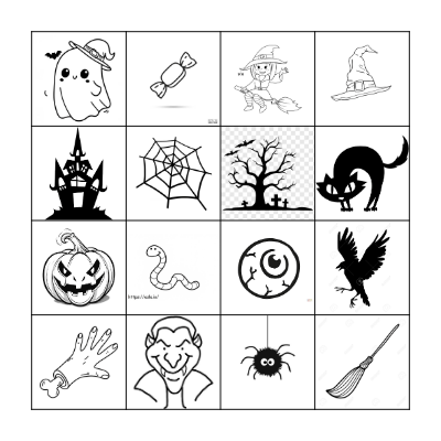 Halloween Bingo Card