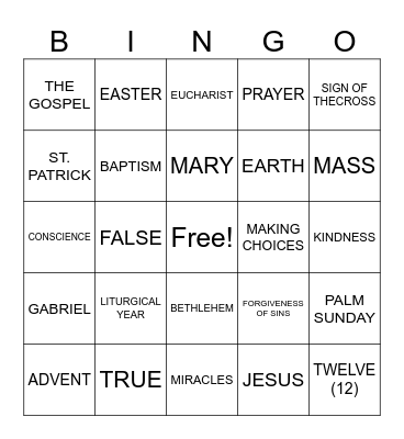 END OF YEAR 2025 Bingo Card