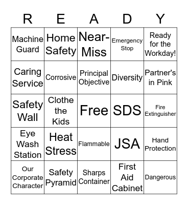 CINTAS BINGO Card