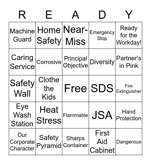 CINTAS BINGO Card